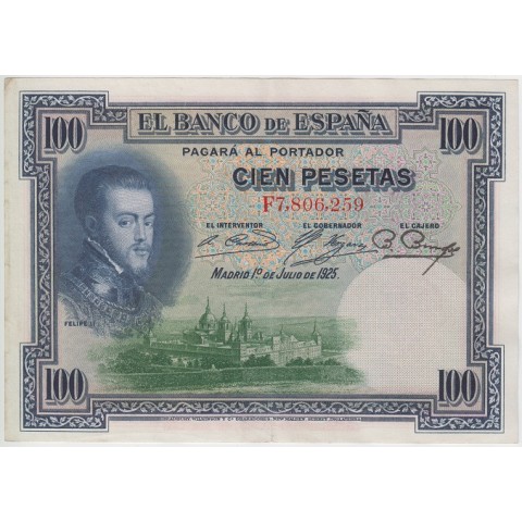 1925. 100 Ptas Felipe II