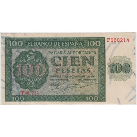 1936. 100 Ptas Burgos