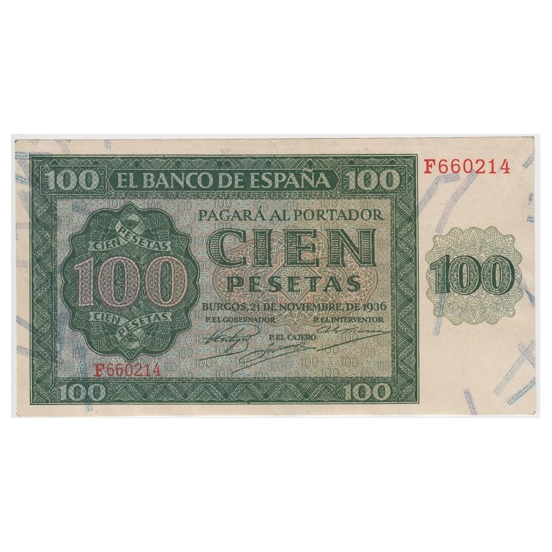 1936. 100 Ptas Burgos