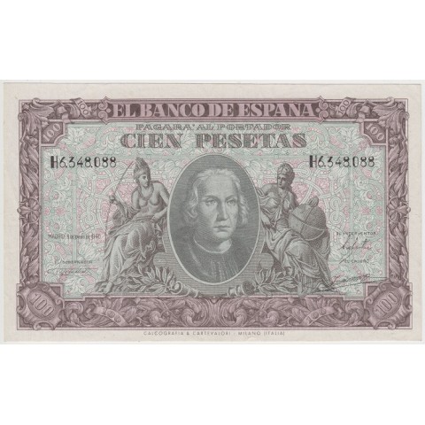 1940. 100 Ptas Colón