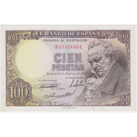 1946. 100 Ptas Goya