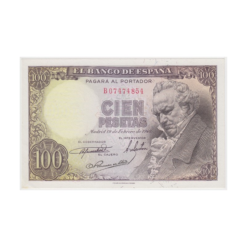 1946. 100 Ptas Goya