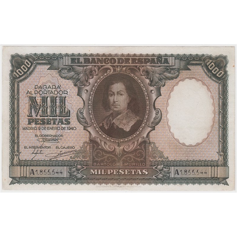 1940. 1000 Ptas Bartolomé Murillo