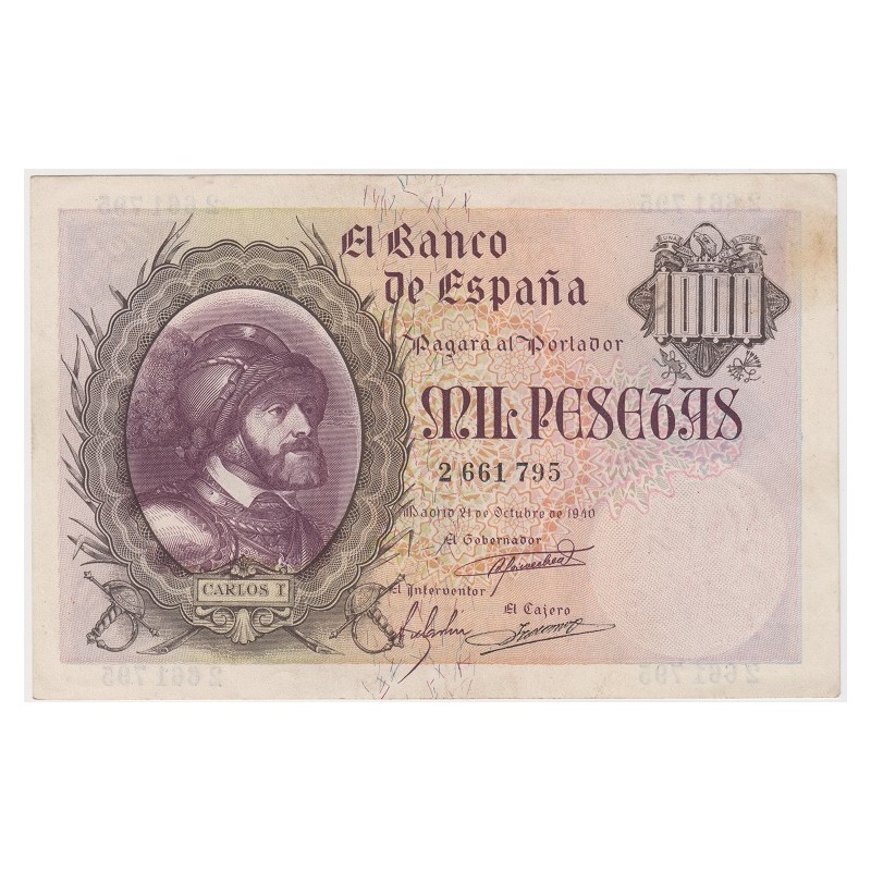 1940. 1000 Ptas Carlos I