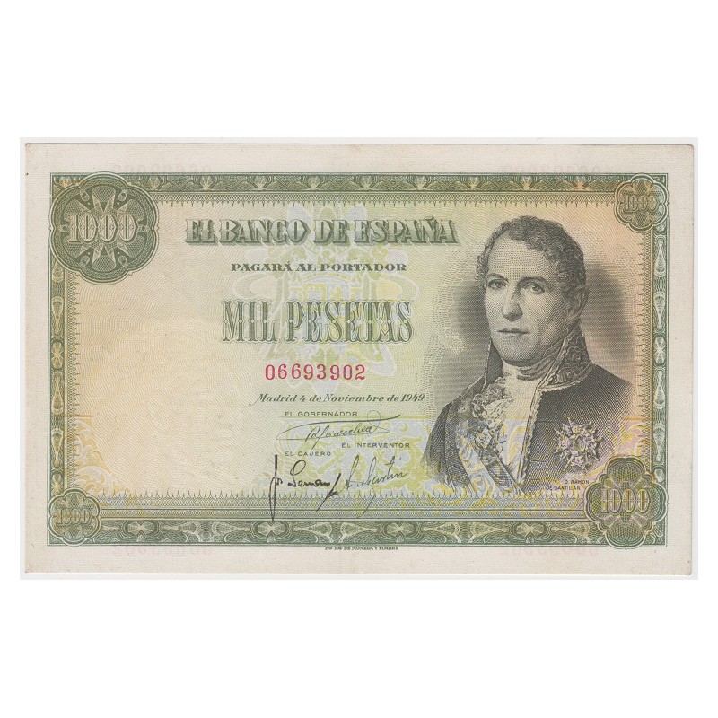 1949. 1000 Ptas Ramón de Santillán