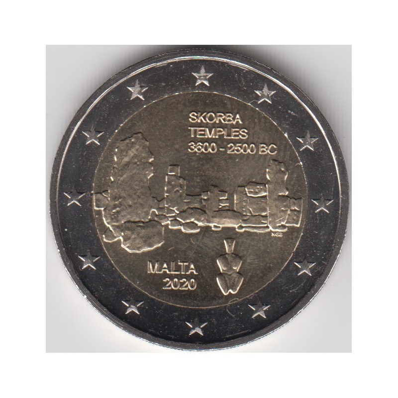 2020. 2 Euros Malta "Templos"