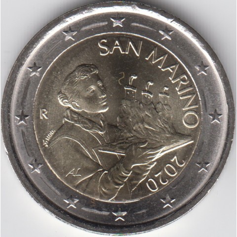 2020. 2 Euros San Marino. "Santo Marino"