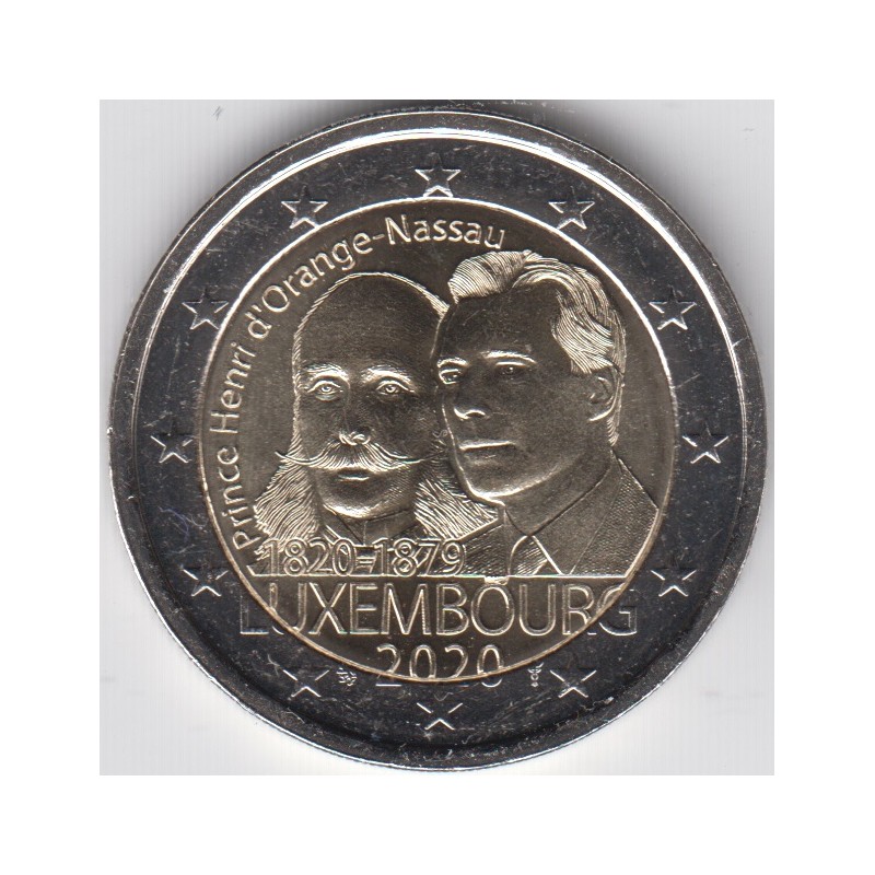 2020. 2 Euros Luxemburgo "Henry"