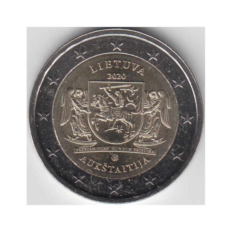 2020. 2 Euros Lituania "Aukstaitija"