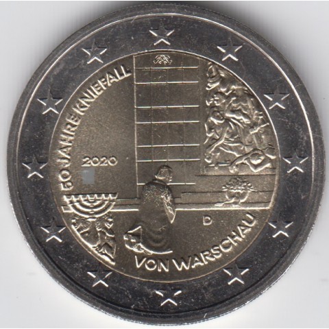 2020. 2 Euros Alemania. "Genuflexión"