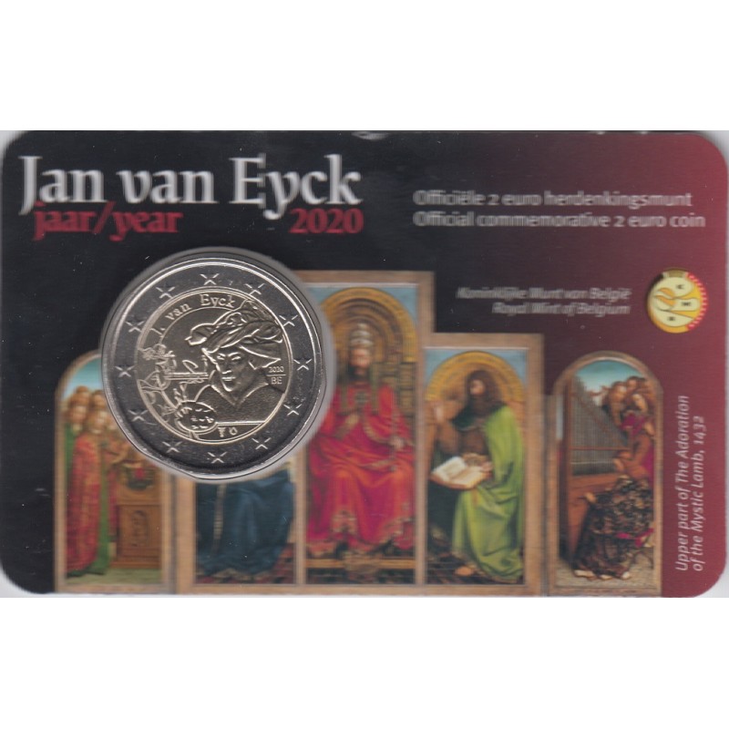 2020. 2 Euros Belgica "Van Eyck"