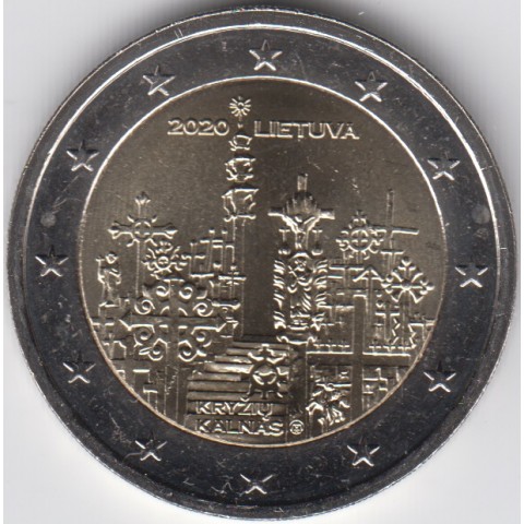 2020. 2 Euros Lituania "Colina Cruces"
