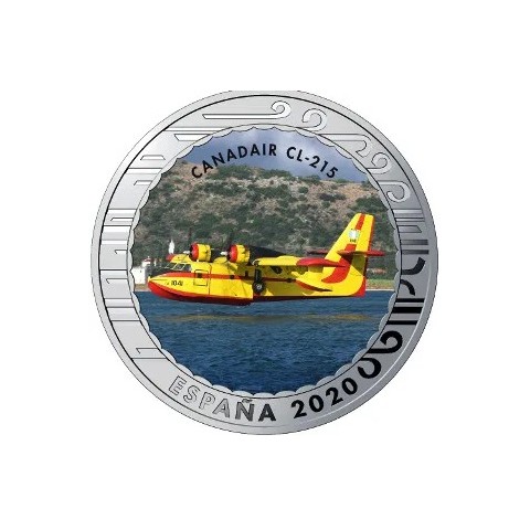 2020. Aviación. 5 euros "Canadair CL-215"