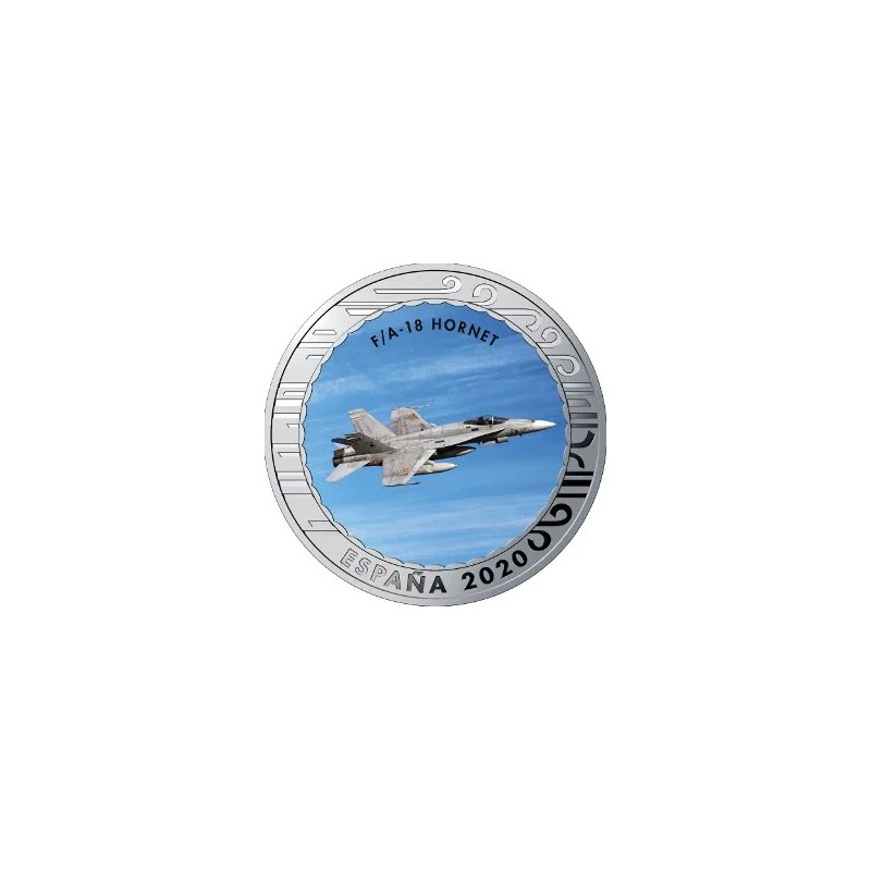 2020. Aviación. 5 euros "F/A 18 Hornet"