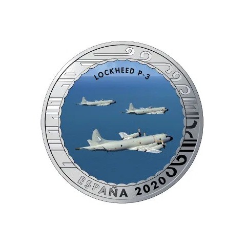 2020. Aviación. 5 euros "Lockheed P-3"