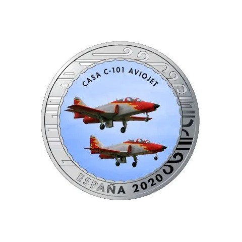 2020. Aviación. 5 euros "Casa C-101 Aviojet"