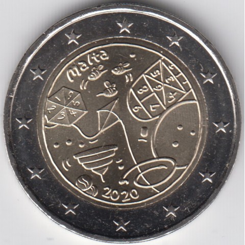 2020. 2 euros Malta "Juego"