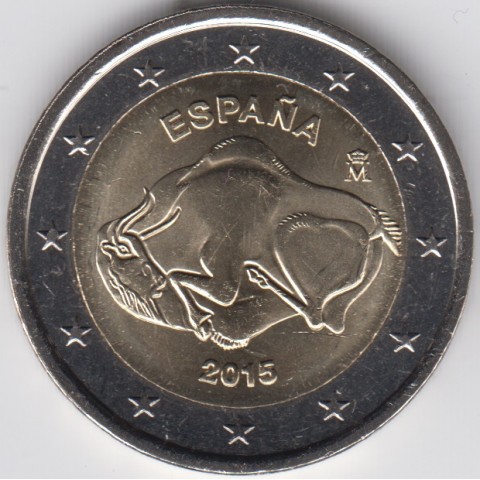 2015. 2 Euros España "Altamira"