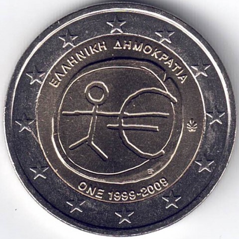 2009. 2 Euros Grecia "EMU"