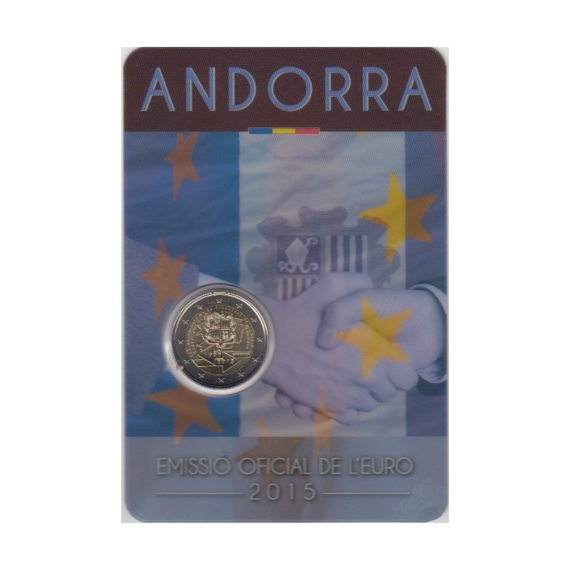 2015. 2 Euros Andorra "Acuerdo Aduanero"