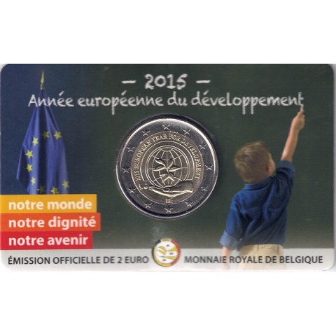 2015. 2 Euros Bélgica "Desarrollo"