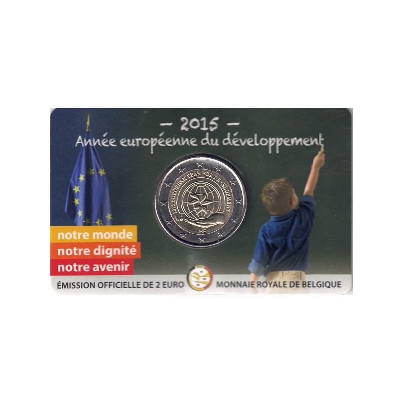 2015. 2 Euros Bélgica "Desarrollo"