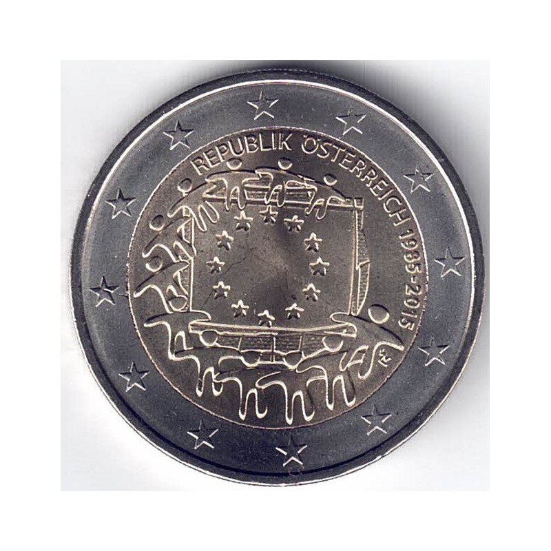 2015. 2 Euros Austria "Bandera"