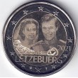 2021. 2 Euros Luxemburgo "Boda" Holograma