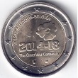 2014. 2 Euros Bélgica "I Guerra Mundial"