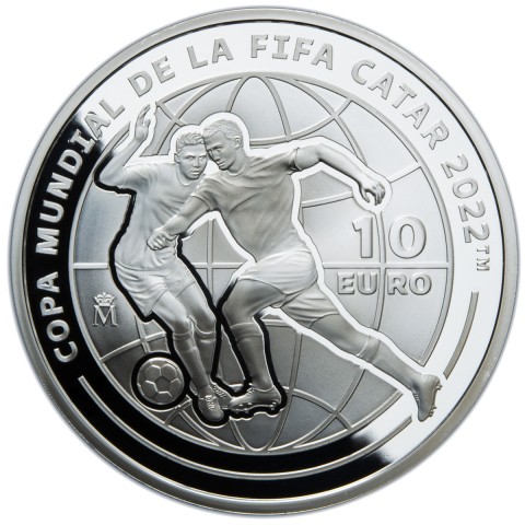 2021. Copa Mundial FIFA Catar 22. 10 euros