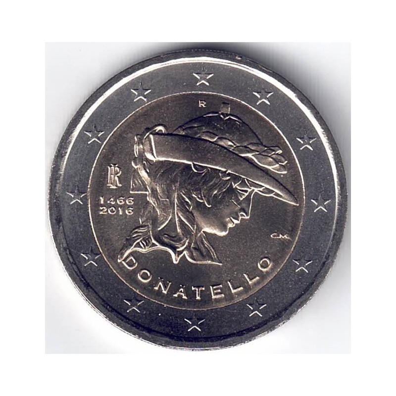 2016. 2 Euros Italia "Donatello"