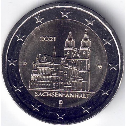 2021. 2 Euros Alemania "Sajonia"