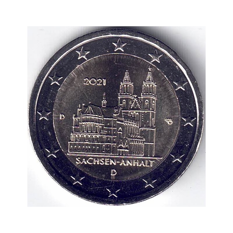 2021. 2 Euros Alemania "Sajonia"