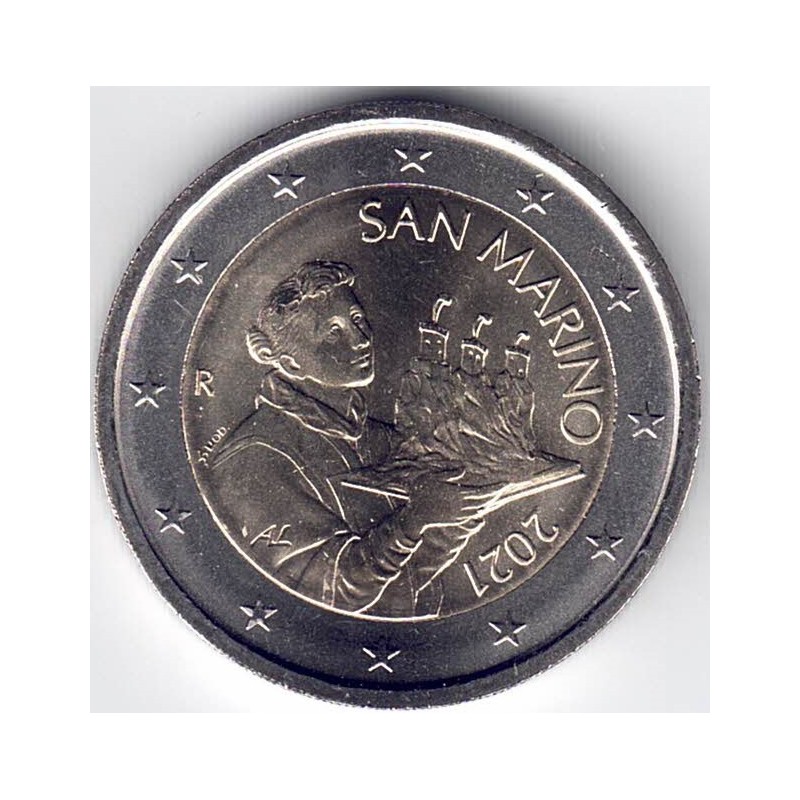 2021. 2 Euros San Marino. "Santo Marino"