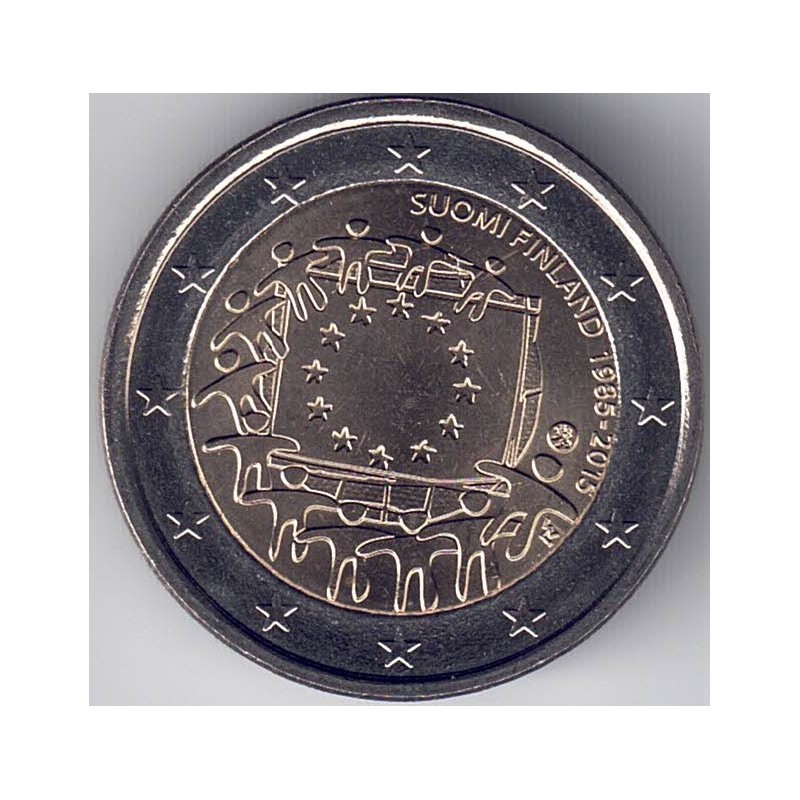 2015. 2 Euros Finlandia "Bandera"