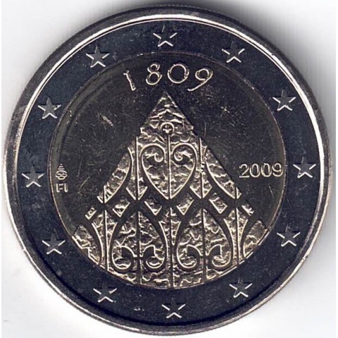 2009. 2 Euros Finlandia "Autonomia"