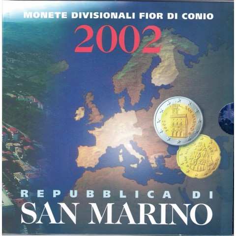 2002. Cartera euros San Marino