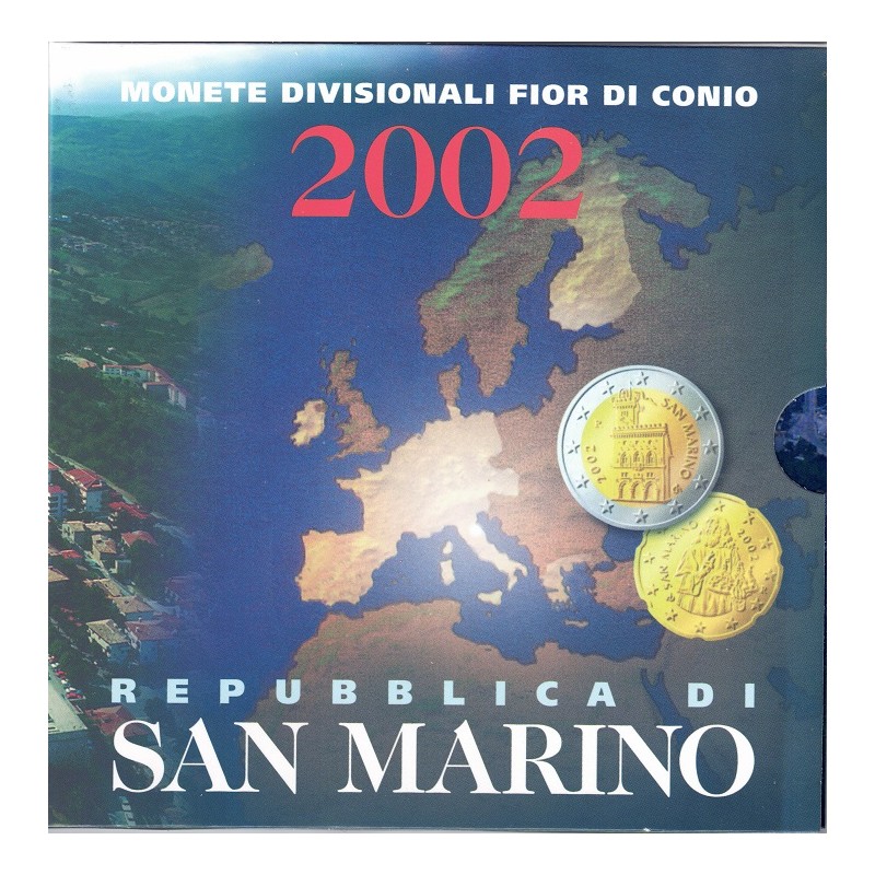 2002. Cartera euros San Marino