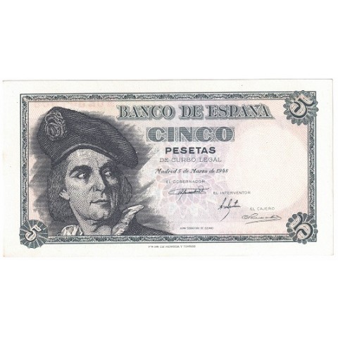 1948. 5 Ptas Juan Sebastian Elcano