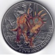 2021. Moneda 3 euros Austria. Styracosaurus