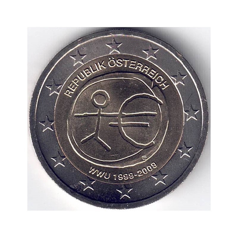 2009. 2 Euros Austria "EMU"