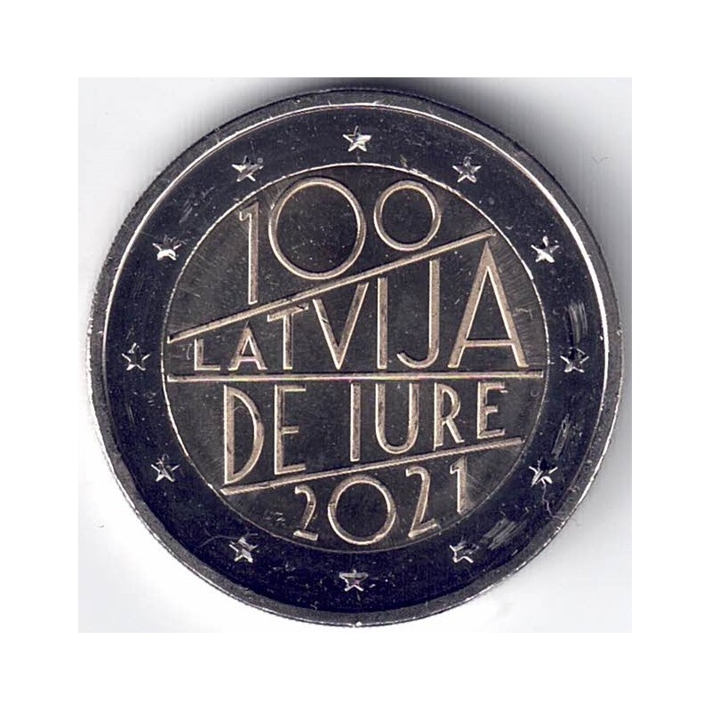 2021. 2 Euros Letonia "Estado"