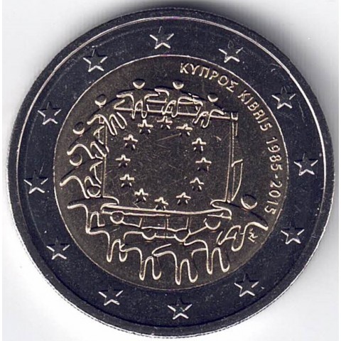 2015. 2 Euros Chipre "Bandera"