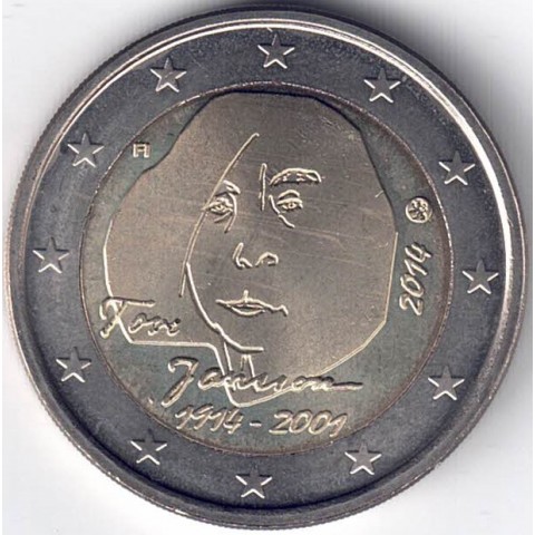 2014. 2 Euros Finlandia "Tove Jansson"