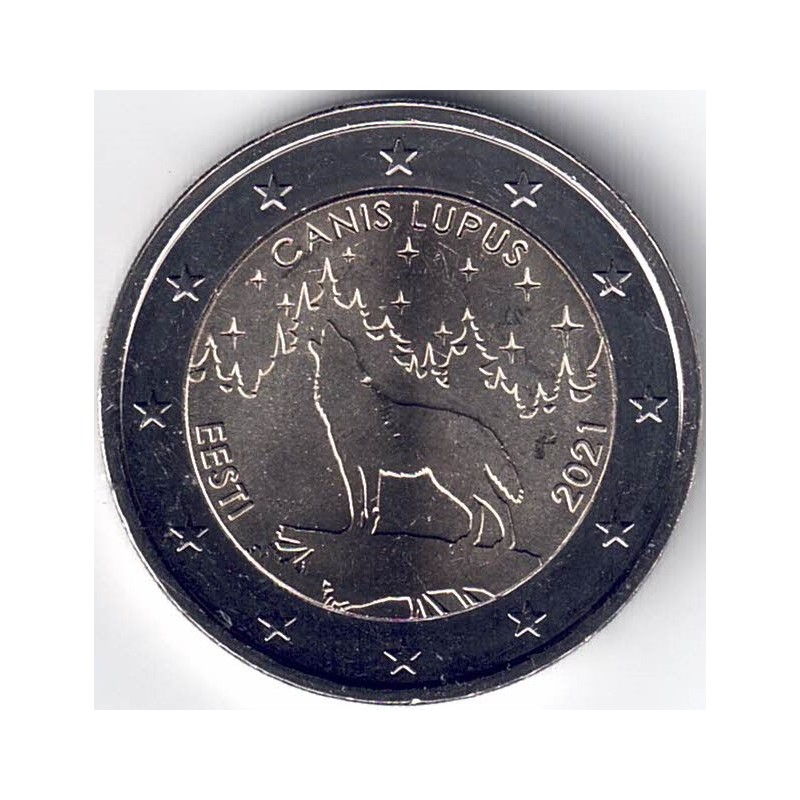 2021. 2 Euros Estonia "Lobo"