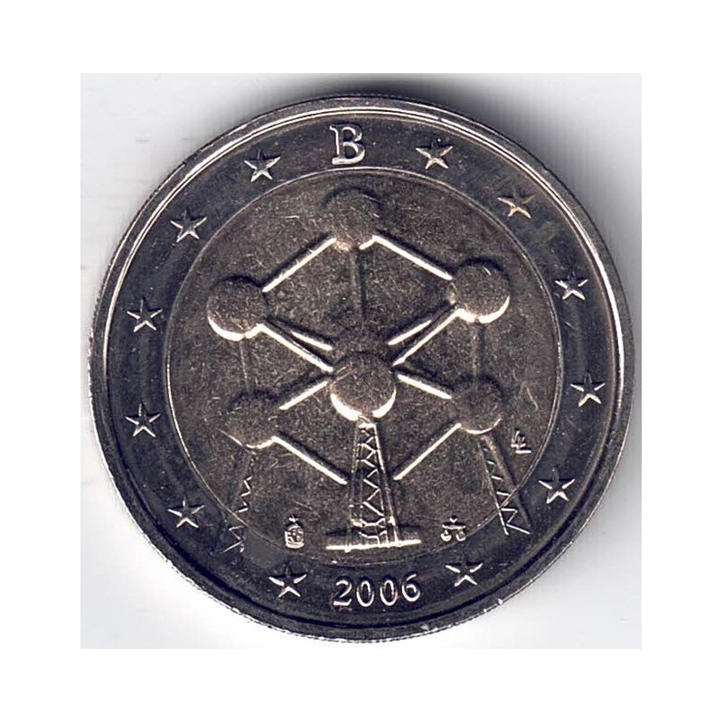 2006. 2 Euros Bélgica "Reapertura del atomium"