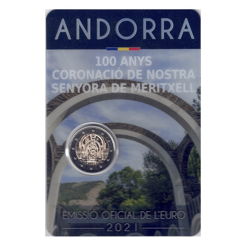 2021. 2 Euros Andorra "Meritxell"