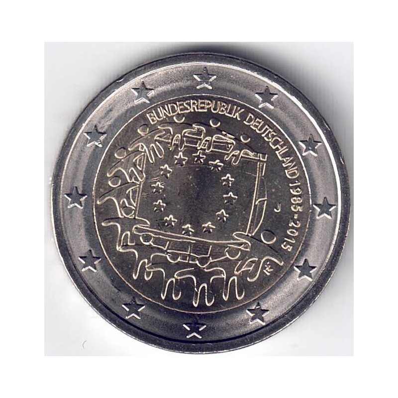 2015. 2 Euros Alemania A-Berlín "Bandera"