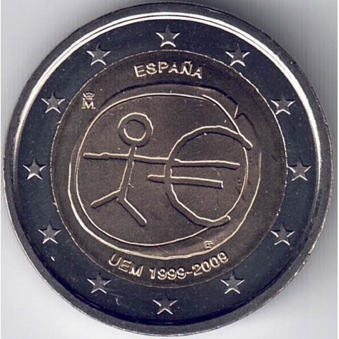 2009. 2 Euros España "EMU"