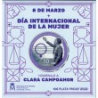 2022. Día de la mujer. Clara Campoamor. 10 euros